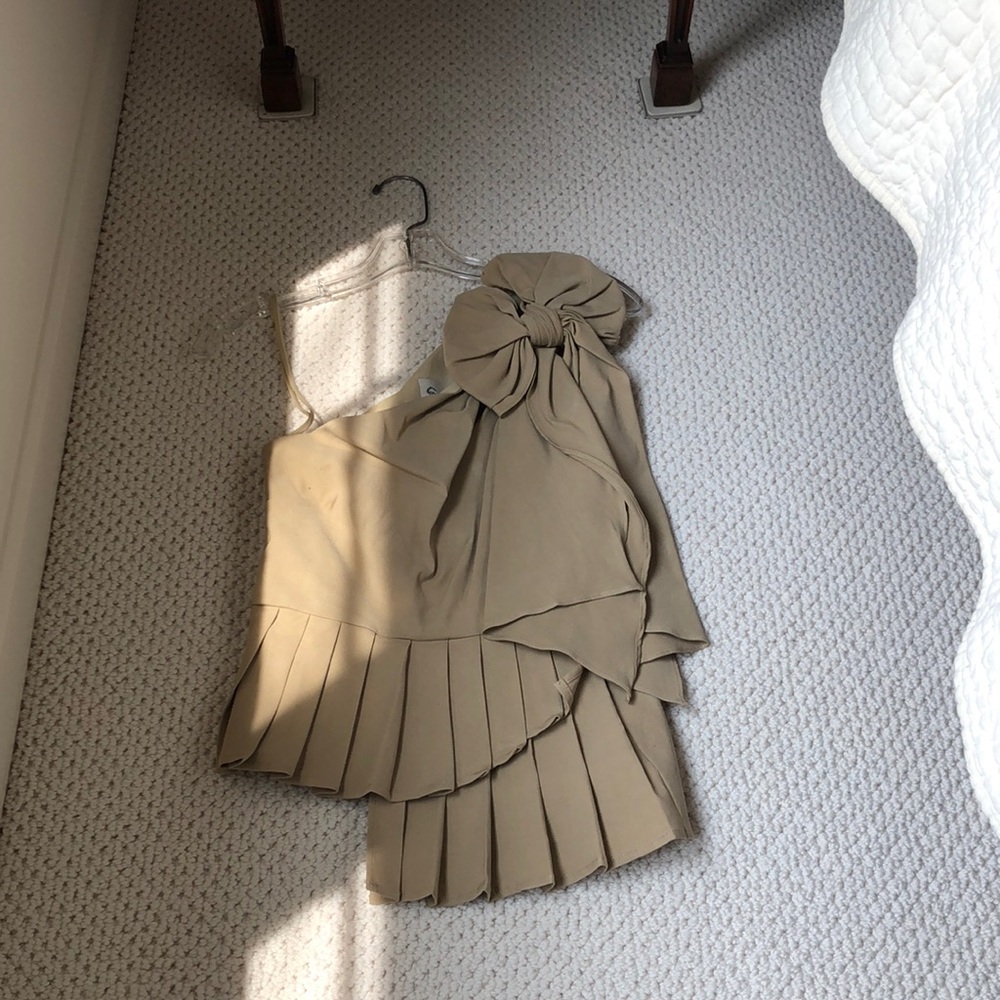 Sea New York Silver Pleated top with bow